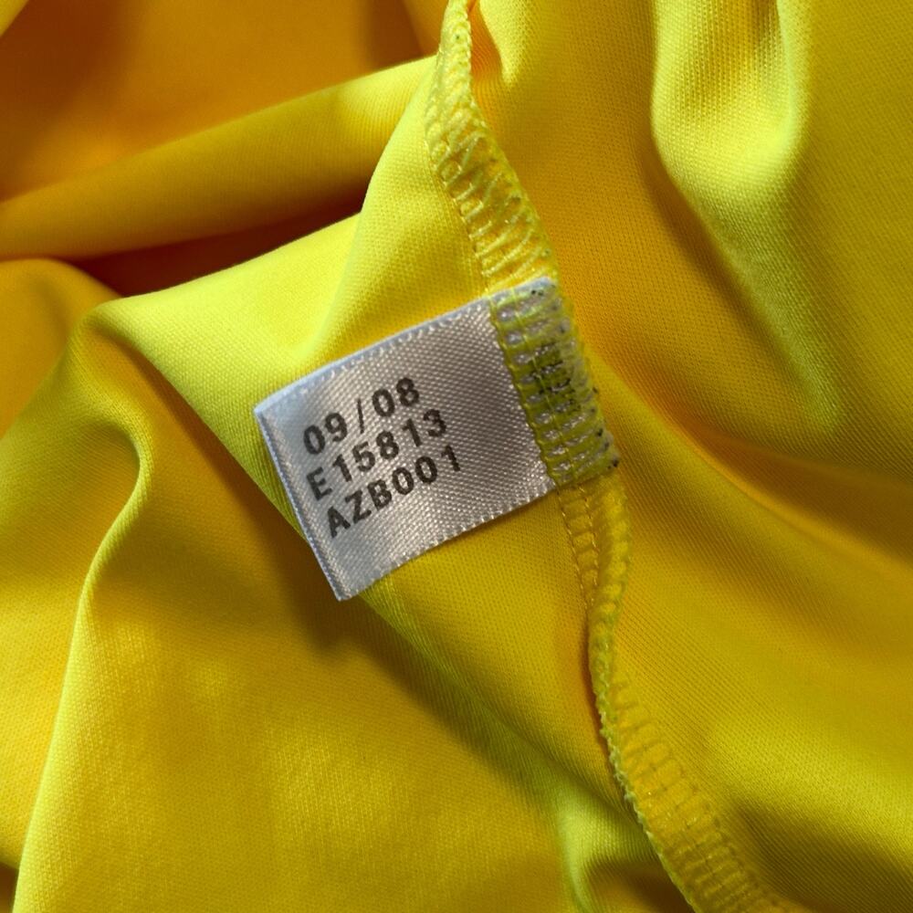 Adidas Yellow Yellow Racerback Tank | Womens Size M Climacool Workout Top - Picture 7 of 8